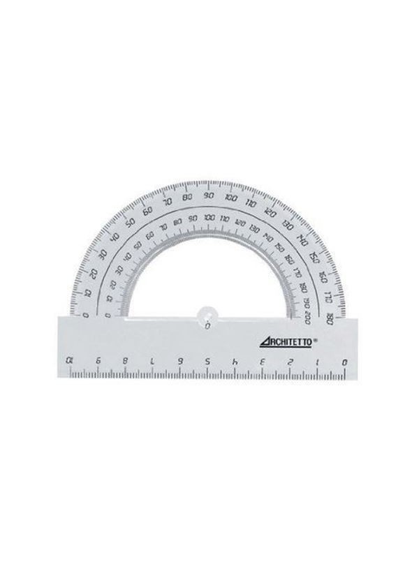 Mezzo Goniometro 12cm 180° Disegno Tecnico Pool Over