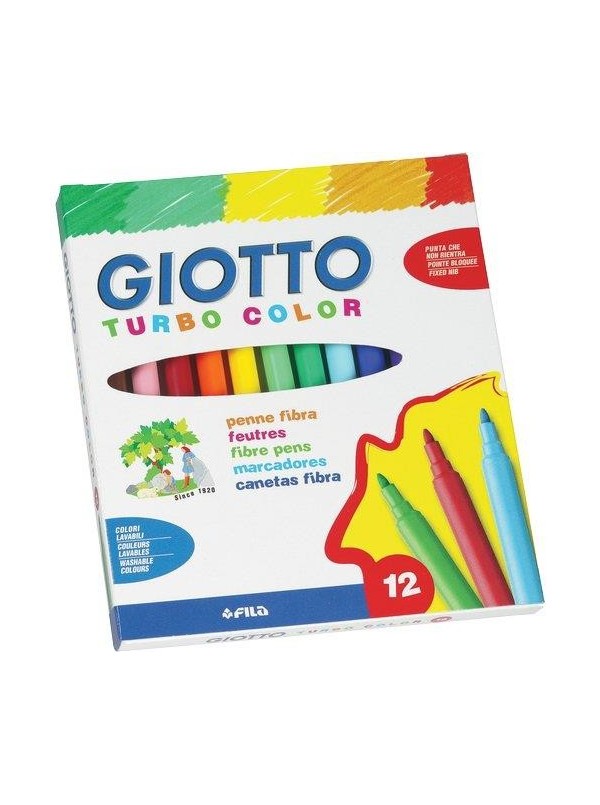 Colori a Spirito Giotto Turbo Maxi 12 pz