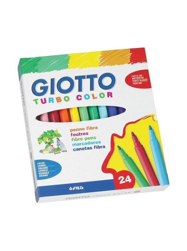 Pennarelli Giotto Turbocolor - conf. 24 pz 