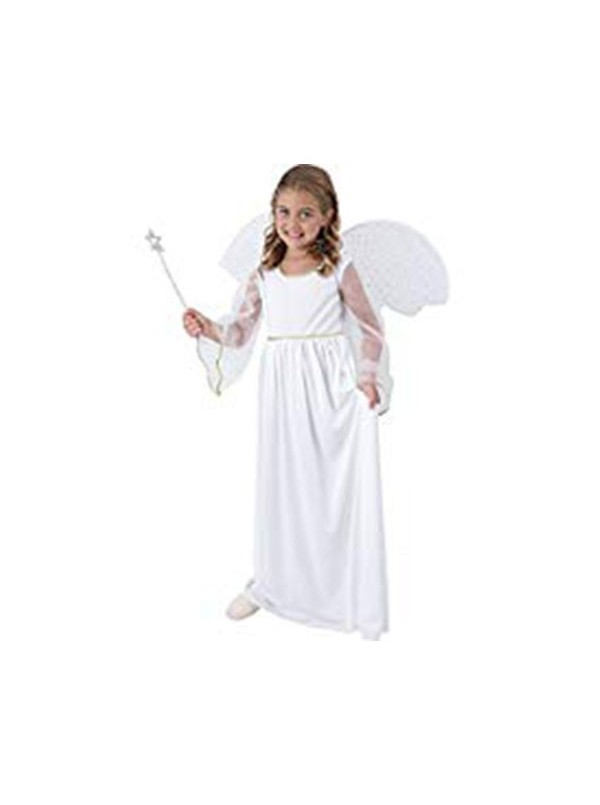 Costume Angioletto Bambina TG 5-7 anni Vestito carnevale