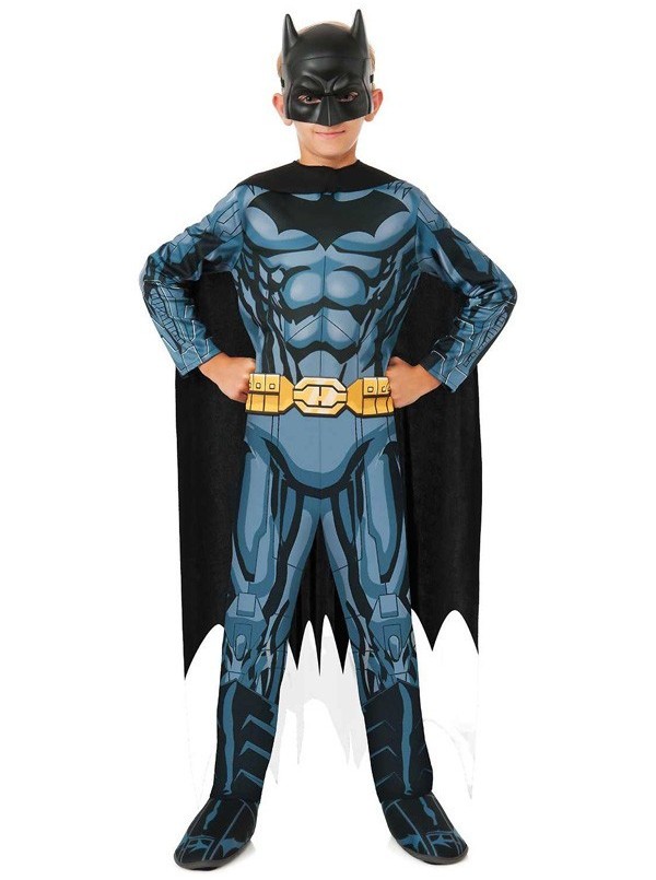 Costume Batman Vestito Carnevale Bambino - Abito con Accessori