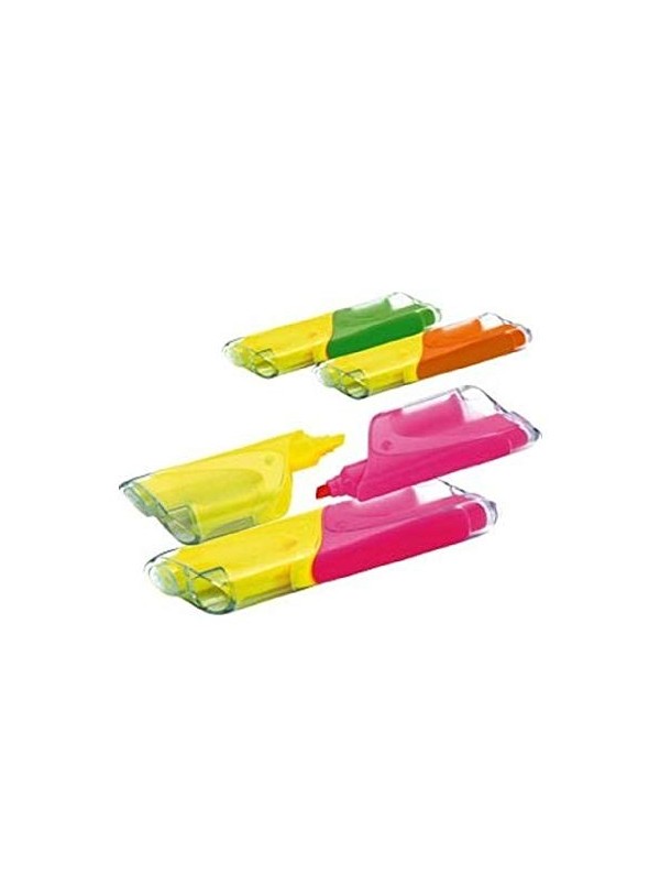 Evidenziatore Duo Accent 2 Punte bi colore Papermate Gialli Fucsia Verde  Arancio