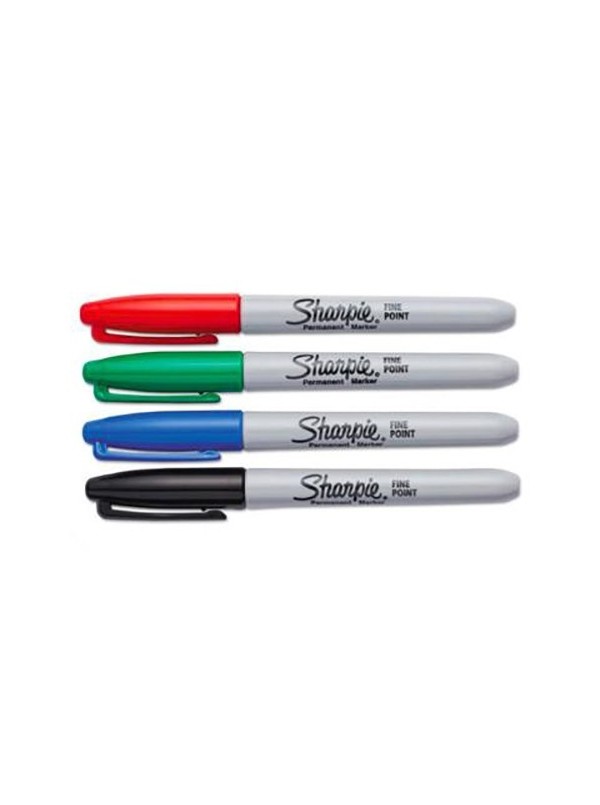 Pennarello indelebile Sharpie Fine Nero - Blister da 2 - Sharpie -  Cartoleria e scuola