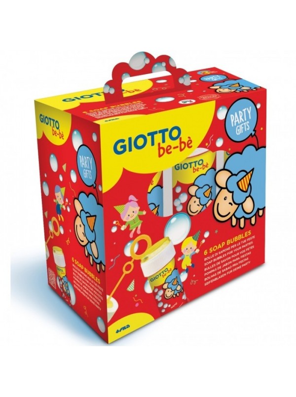 Party Set Giotto Bebè bolle di sapone atossiche bambini piccoli