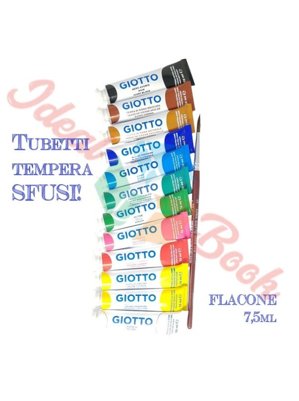 Tempera Giotto 7,5 Ml Flacone Colori Sfusi Tubo Tubetto