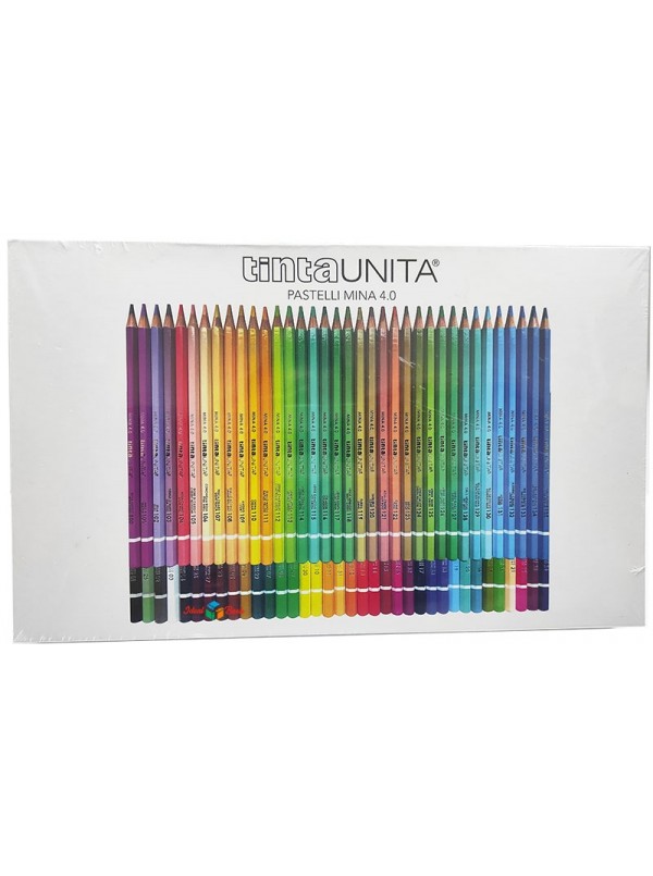 Valigetta Maxi confezione 72 Pastelli a matita Tinta Unita 36 clas.+36  pastello