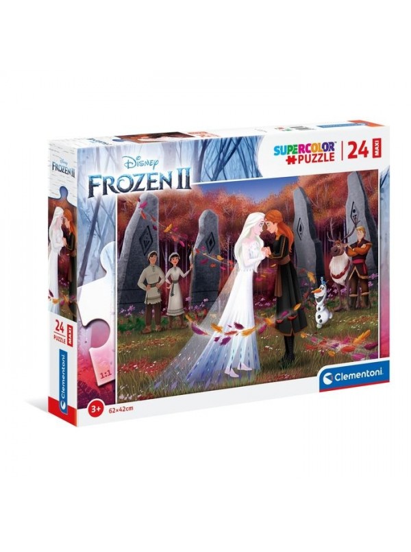 Puzzle Disney Frozen 2 - 24 pezzi Maxi Clementoni Anna Elsa gioco bambina