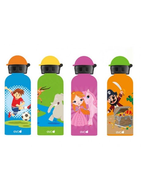 Disney Mickey Mouse Borraccia in Alluminio 600ml con Cannuccia Bambini n/  Termica - LaTuaPreferita