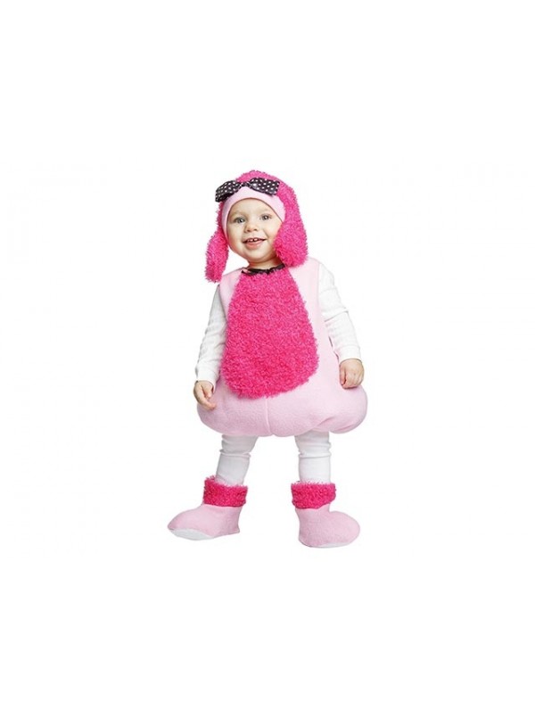 Costume di Carnevale bambina imbottito 3-12 anni vestito da cagnolino  Barboncina