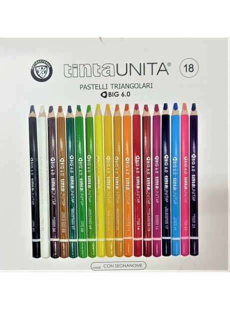 Confezione Cassettiera 72 Pastelli Colorati Tinta Unita Mina 4 Mm