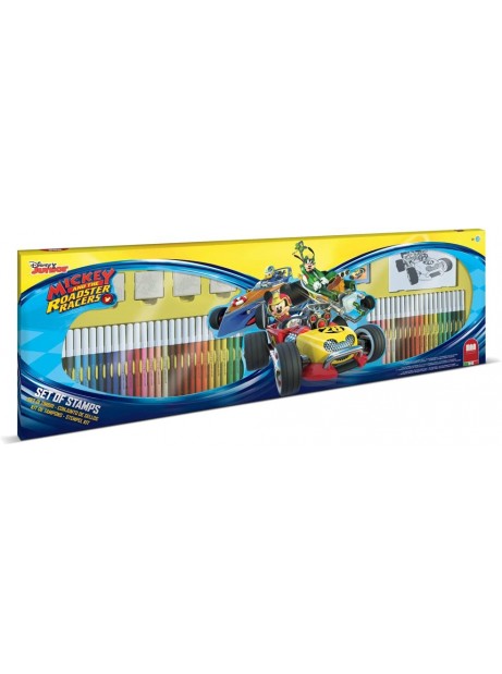 VALIGETTA CON COLORI MICKEY MOUSE SET PER COLORARE GIOCO PER BAMBINI 52  PEZZI