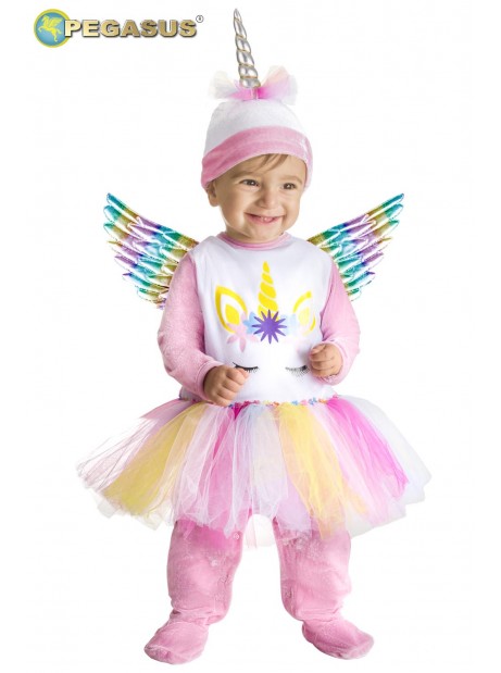 Costume Principessa Bambina 6-12 primi Mesi Vestito Carnevale