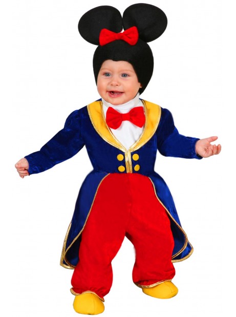 Costume Vestito Neonato di Carnevale da Moschettiere Bambino 6-9 Mesi  Principino