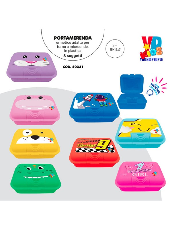 Topolino icons LUNCH BOX scatola colazione porta PRANZO MERENDA sandwich  scuola,asilo bambino - LaTuaPreferita