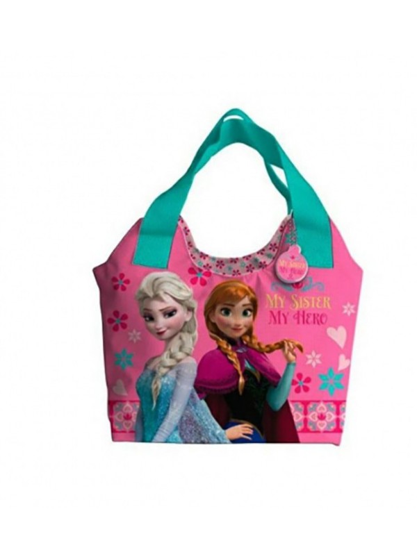 Borsa FROZEN Lux Fucsia con Anna e Elsa